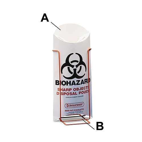 Biohazard Sharp Object Safety Pouch