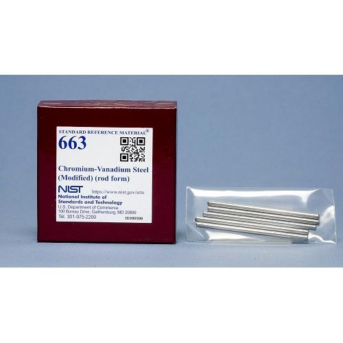 NIST, 663, Chromium-Vanadium Steel (Modified), 5rods