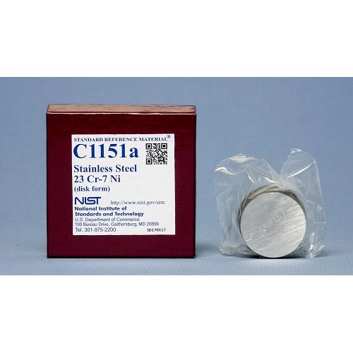 NIST, C1151a, Stainless Steel 23Cr-7Ni, disk