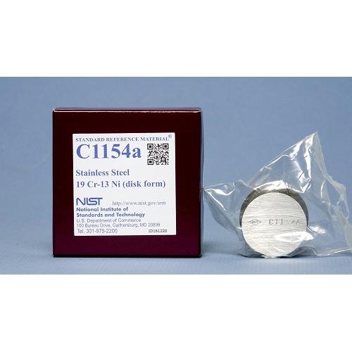 NIST, C1154a, Stainless Steel 19Cr-13Ni, disk
