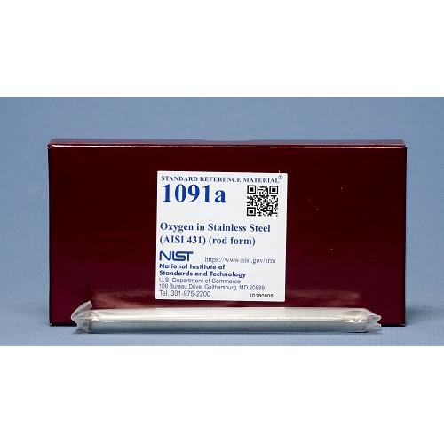 NIST, 1091a, Oxygen in Stainless Steel (AISI 431), rod