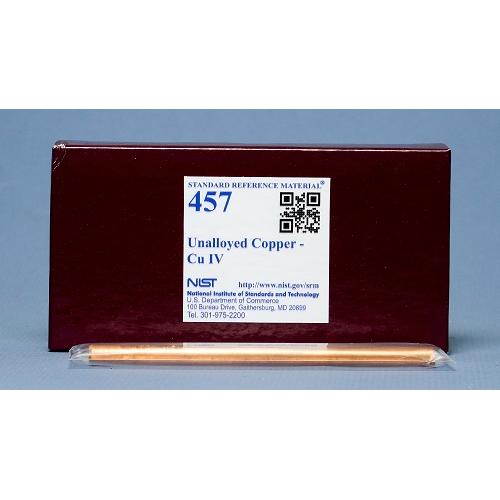 NIST, 457, Unalloyed Copper IV (solid), rod