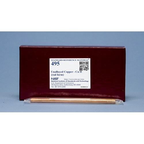 NIST, 495, Unalloyed Copper II (solid), rod