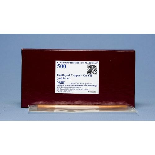 NIST, 500, Unalloyed Copper - Cu VII, rod