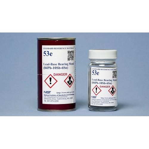 NIST, 53e, Lead-Base Bearing Metal (84Pb-10Sb-6Sn), 150g