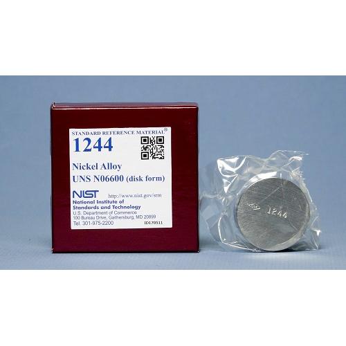 NIST, 1244, Nickel Alloy UNS N06600, disk