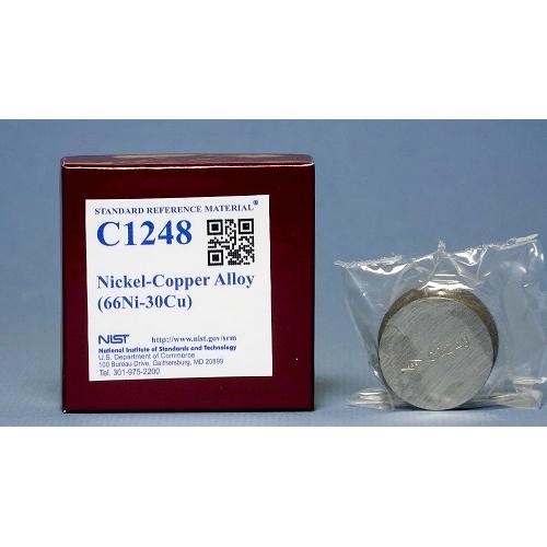NIST, C1248, Nickel-Copper Alloy, disk