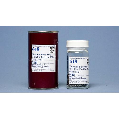 NIST, 648, Titanium-Base Alloy 5Al-2Sn-2Zr-4Cr-4Mo, 50g