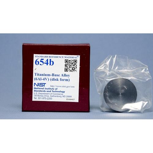 NIST, 654b, Titanium Alloy, Al-V, disk