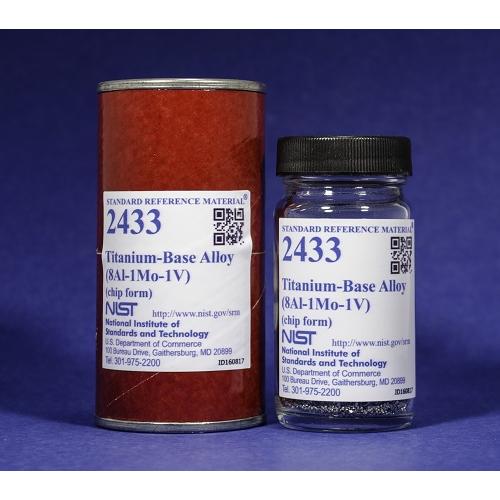 NIST, 2433, Titanium-Base Alloy 8Al-1Mo-1V, 50g
