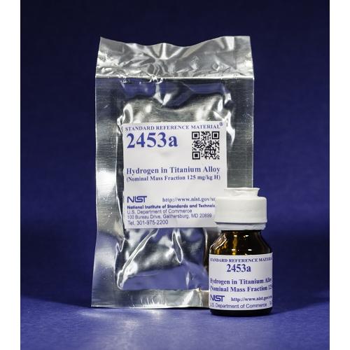 NIST, 2453a, Hydrogen In Titanium Alloy (Nominal Mass Fraction 125 mg/kg H), 10g