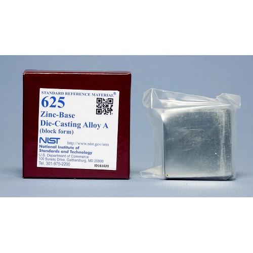 NIST, 625, Zinc-Base Die-Casting Alloy A, block