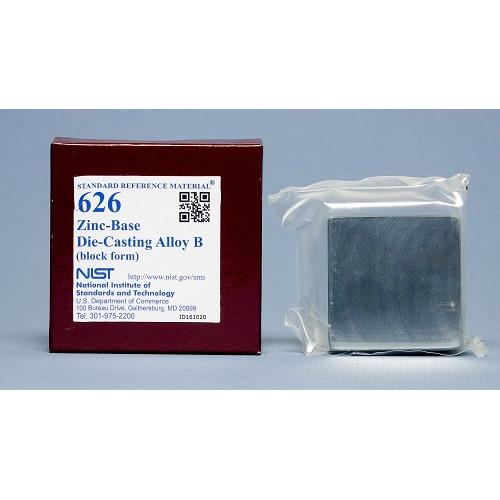 NIST, 626, Zinc-Base Die-Casting Alloy B, block
