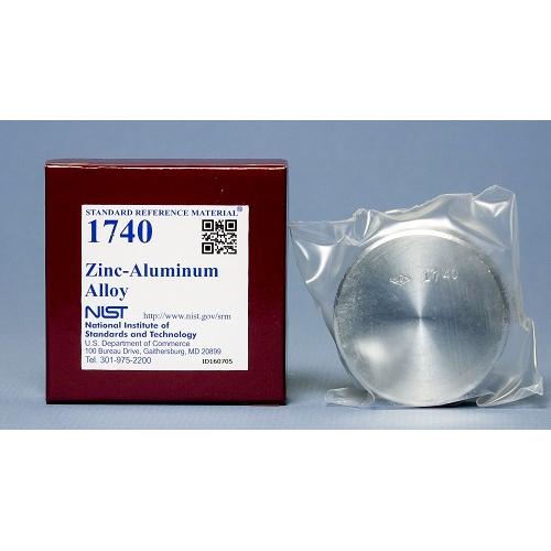NIST, 1740, Zinc-Aluminum Alloy, disk