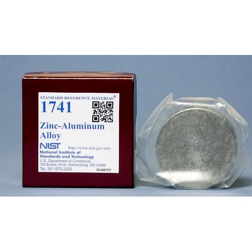 NIST, 1741, Zinc-Aluminum Alloy, disk