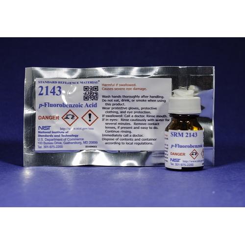 NIST, 2143, p-Fluorobenzoic Acid, 2g