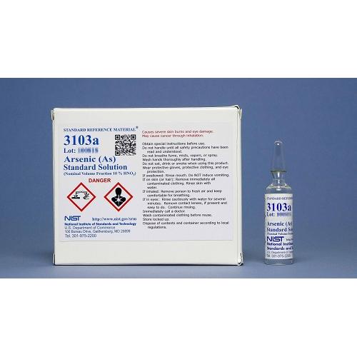 NIST, 3103a, Arsenic (As) Standard Solution 5 x, 10mL