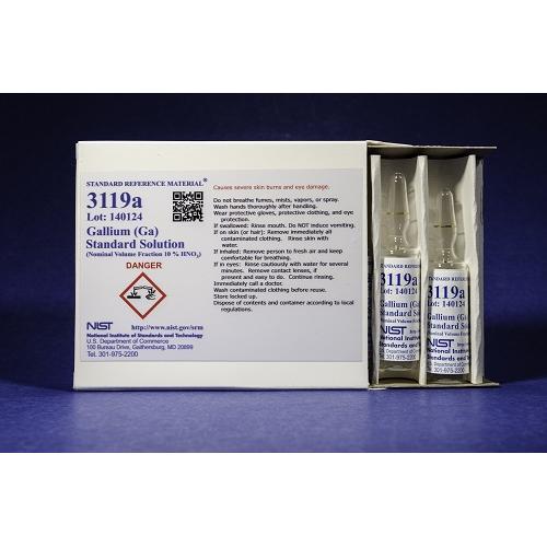 NIST, 3119a, Gallium (Ga) Standard Solution 5 x, 10mL