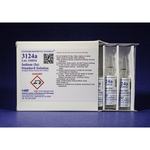 NIST, 3124a, Indium (In) Standard Solution 5 x, 10mL