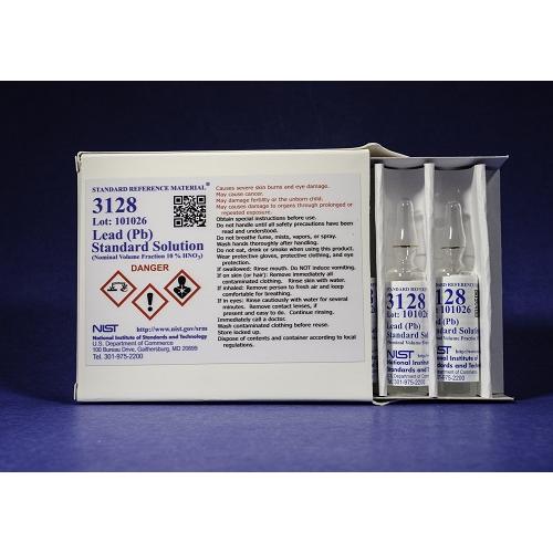 NIST, 3128, Lead (Pb) Standard Solution 5 x, 10mL