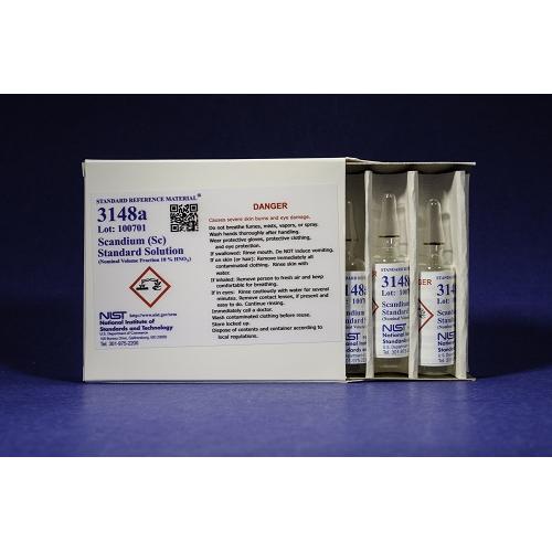 NIST, 3148a, Scandium (Sc) Standard Solution 5 x, 10mL