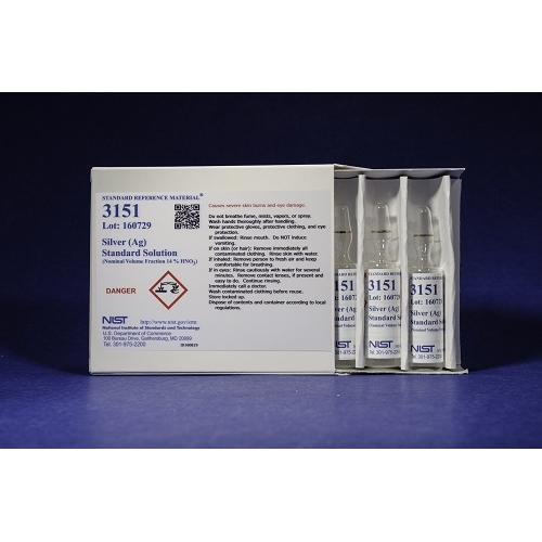 NIST, 3151, Silver (Ag) Standard Solution 5 x, 10mL