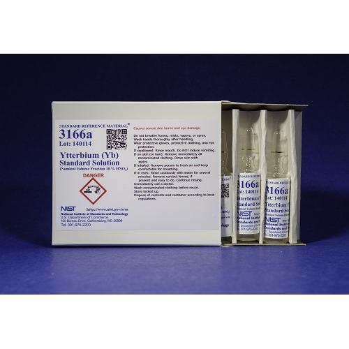 NIST, 3166a, Ytterbium (Yb) Standard Solution 5 x, 10mL