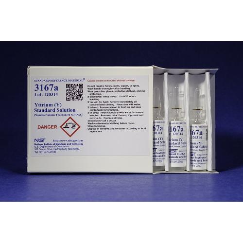 NIST, 3167a, Yttrium (Y) Standard Solution 5 x, 10mL