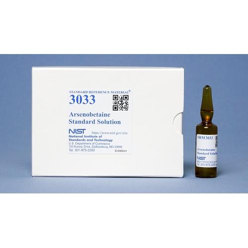 NIST, 3033, Arsenobetaine Standard Solution 2 x, 5mL