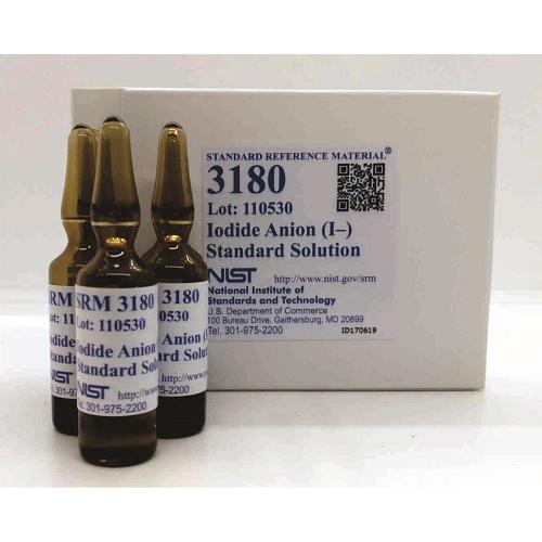 NIST, 3180, Iodide Anion Standard Solution 5 x, 5mL