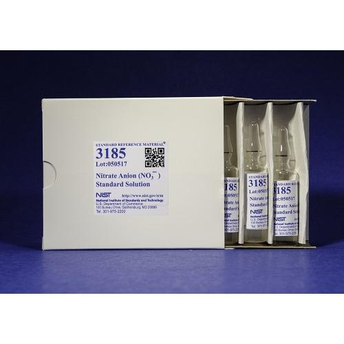 NIST, 3185, Nitrate Anion (NO3-) Standard Solution 5 x, 10mL