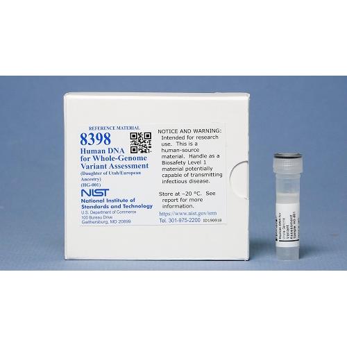 NIST, 8398, Human DNA for Whole-Genome Variant Assessment (Daughter of Utah/European Ancestry) (HG-001), 1vial