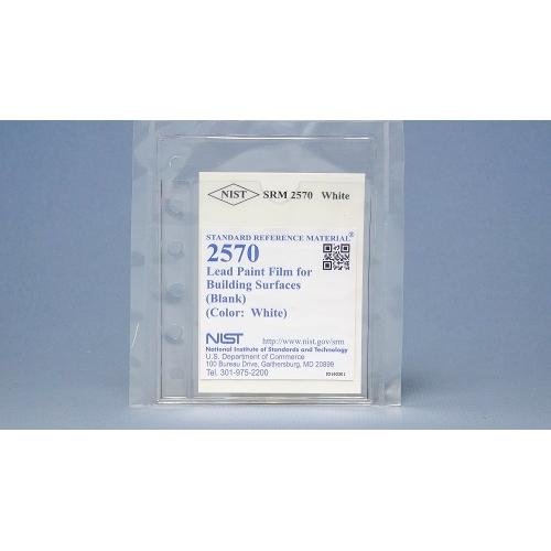 NIST, 2570, Lead Paint Film for Portable X-Ray Fluorescence Analyzers - Blank (Color: White), 1film