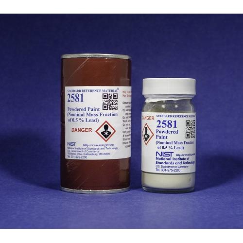 NIST, 2581, Powdered Paint (Nominal Mass Fraction 0.5 % Lead), 35g