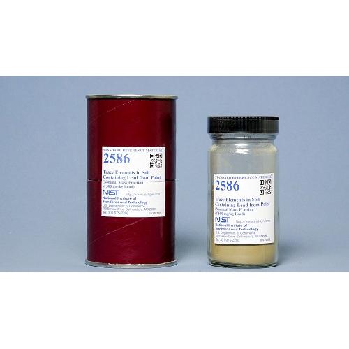 NIST, 2586, Trace Elements in Soil Containing Lead From Paint (Nominal Mass Fraction 500 mg/kg Lead), 55g
