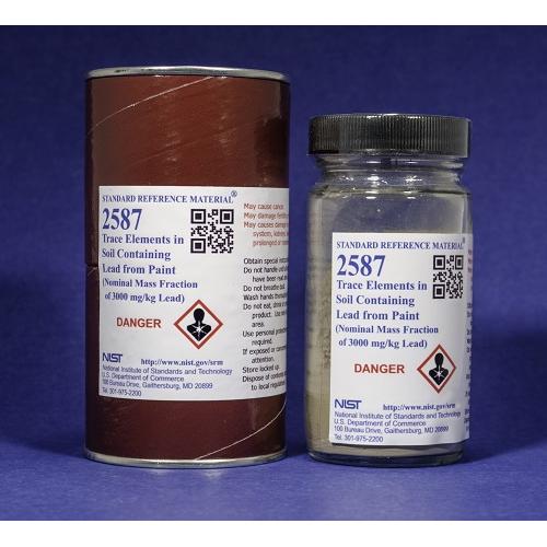 NIST, 2587, Trace Elements in Soil (Nominal Mass Fraction of 3000 mg/kg Lead), 55g