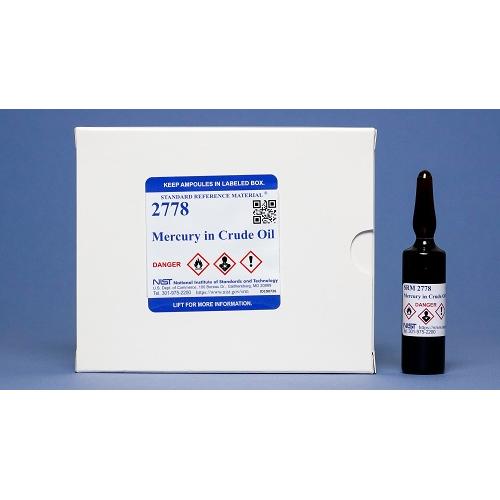 NIST, 2778, Mercury in Crude Oil, 5x10mL
