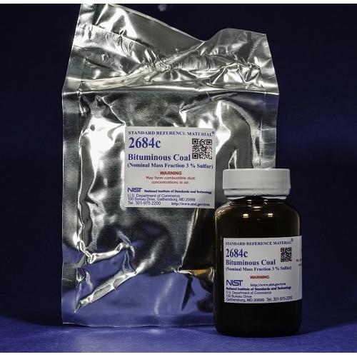 NIST, 2684c, Bituminous Coal (Nominal Mass Fraction 3 % Sulfur), 50g