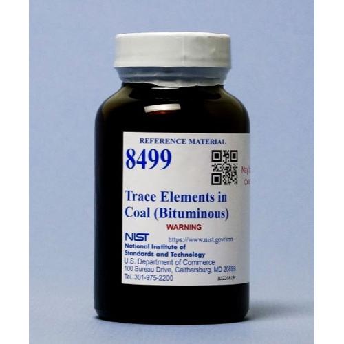 NIST, 8499, Trace Elements in Coal (Bituminous), 5x20mL