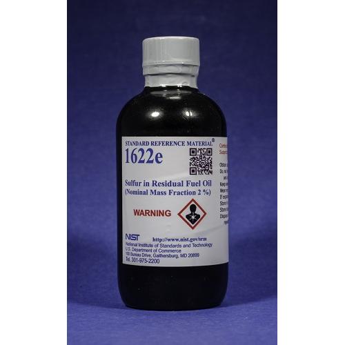 NIST, 1622e, Sulfur in Residual Fuel Oil (Nominal Mass Fraction 2 %), 100mL