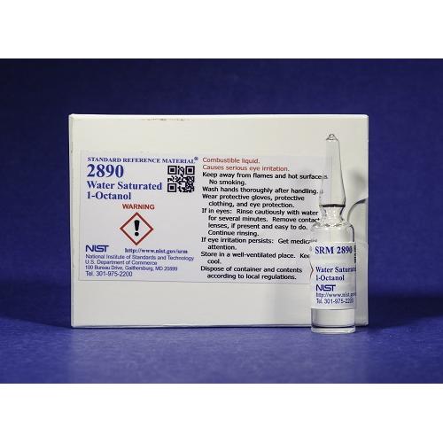 NIST, 2890, Water Saturated 1-Octanol, 5x2mL
