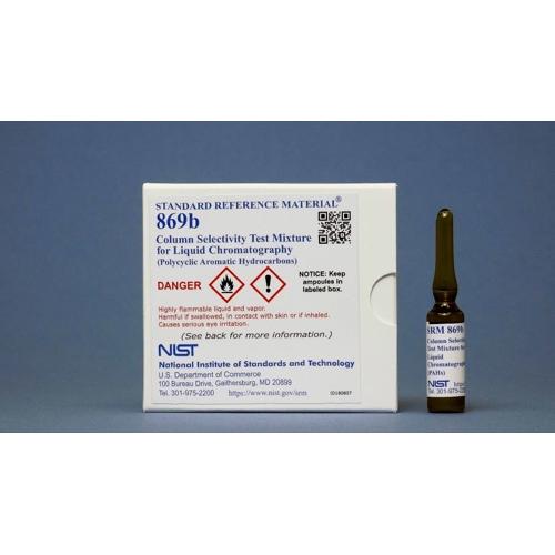 NIST, 869b, Column Selectivity Test Mixture for Liquid Chromatography, 5x1.1mL