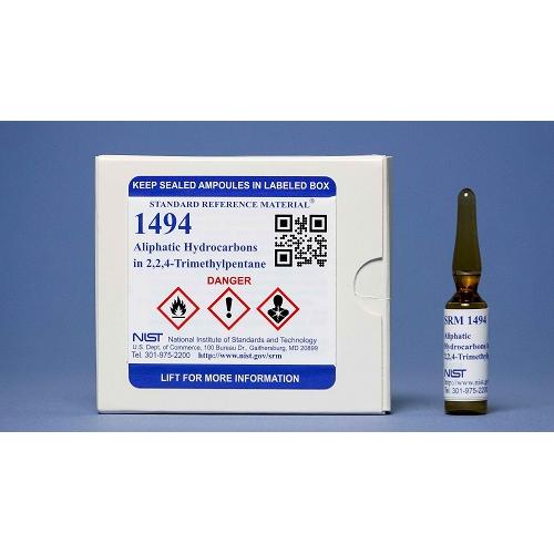 NIST, 1494, Aliphatic Hydrocarbons in 2,2,4-Trimethylpentane, 5x1.2mL