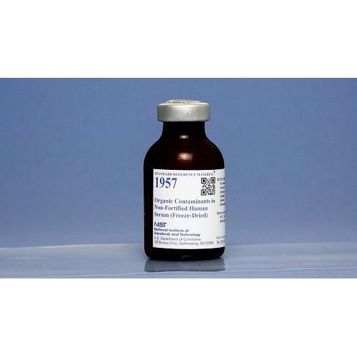 NIST, 1957, Organic Contaminants in Non-Fortified Human Serum (Freeze Dried), 5x10.7mL