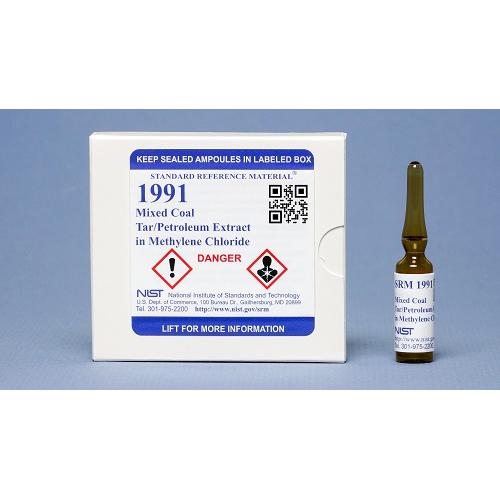 NIST, 1991, Mix Coal Tar/Petroleum Extract in Methylene Chloride, 5x1.2mL