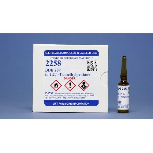 NIST, 2258, BDE 209 in 2,2,4-Trimethylpentane, 5x1.2mL