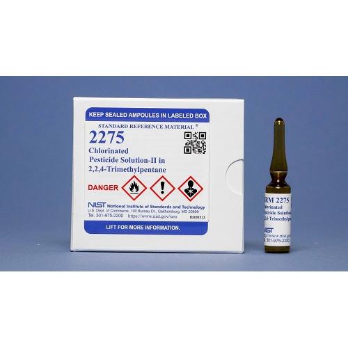 NIST, 2275, Chlorinated Pesticide Solution-II in 2,2,4-Trimethylpentane, 5x1.2mL