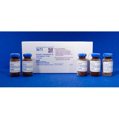 NIST, 3673, Organic Contaminants in Non-Smokers’ Urine (Frozen), 5x10mL