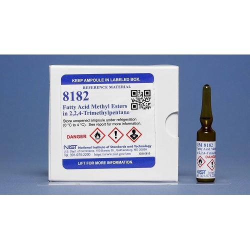 NIST, 8182, Fatty Acid Methyl Esters in 2,2,4-Trimethylpentane, 5x1.2mL