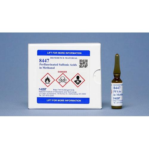 NIST, 8447, Perfluorinated Sulfonic Acids in Methanol, 3x1.2mL